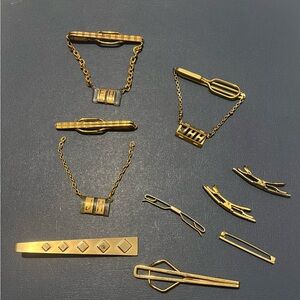 Vintage tie clips collectibles